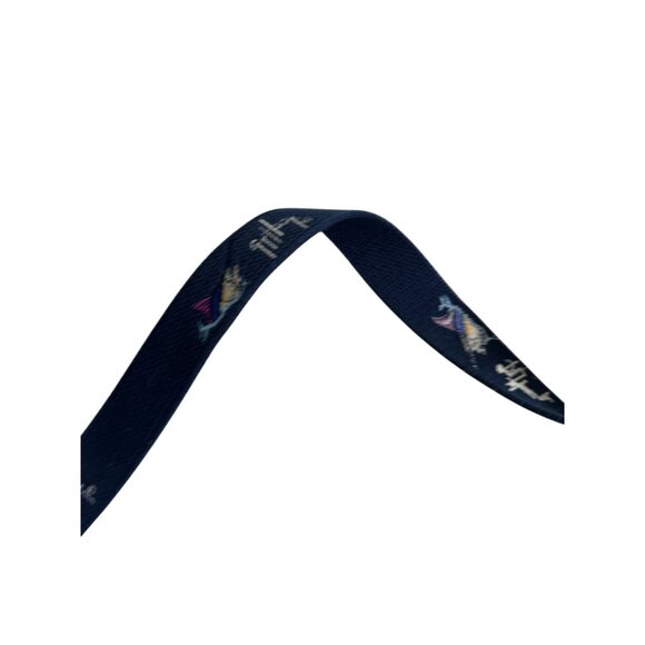 GUY HARVEY Men's Tuna Embroidered Leather Trim Fish Belt Size 40 - Picture 5 of 7